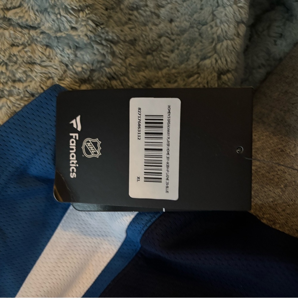 Fanatics NHL Breakaway Jersey in Blue and White Winnipeg Jets